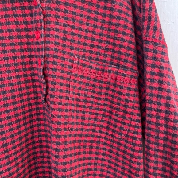 Gingham 1/4 Long Sleeve - Picture 2 of 4